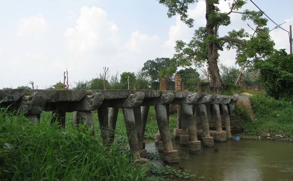 Ancient stone bridge of Nom village Ancient stone bridge of Nom village