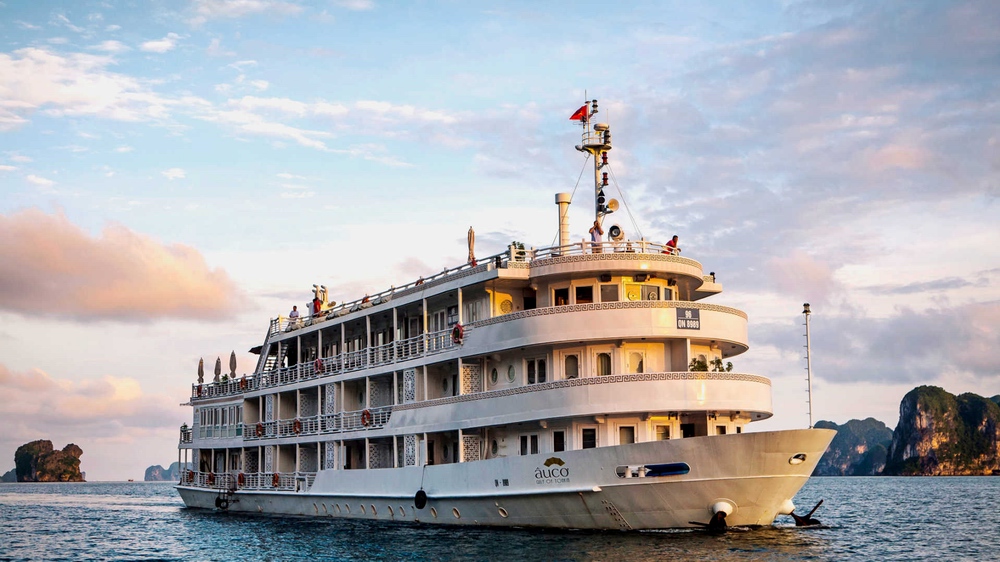 Sur la baie dHalong avec la croisire dAu Co 5 toiles